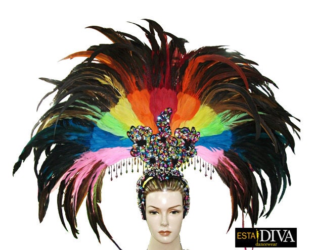 Feather Headdress Rainbow Vegas 