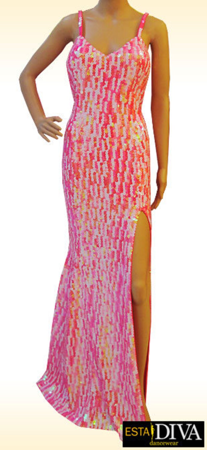 fuchsia sequin dress