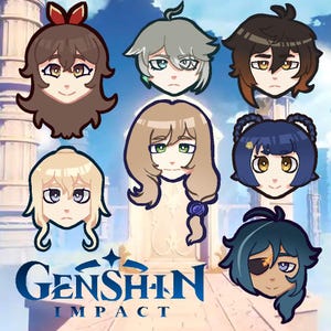 Genshin Impact Sticker pack