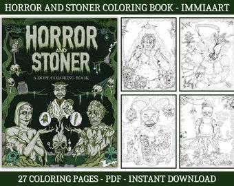 Stoner Coloring Page - Etsy
