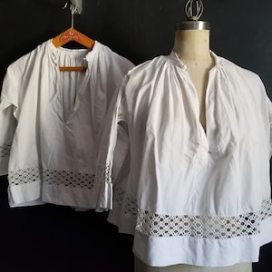 Vintage altar choir boy surplice. Catholic liturgical vestment