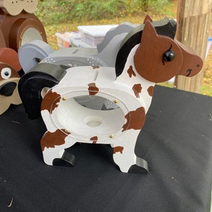 Horse Piggy Bank - Paint Horse
