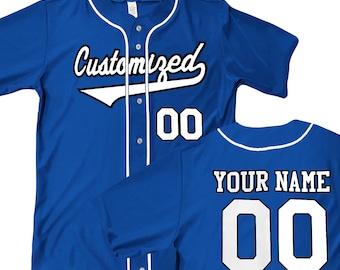 Custom Pro-Style Baseball Jersey: Personalized Team Name, Number, Braid Trim