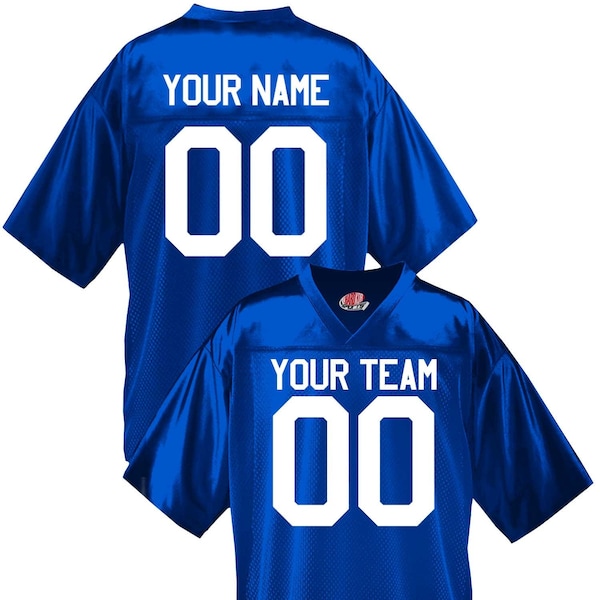 Custom Football Jersey Etsy