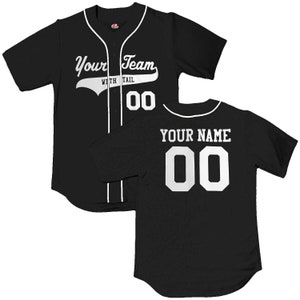 baseball black and white jerseys