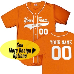 Official Camp Jersey - Orange - Custom Name and #