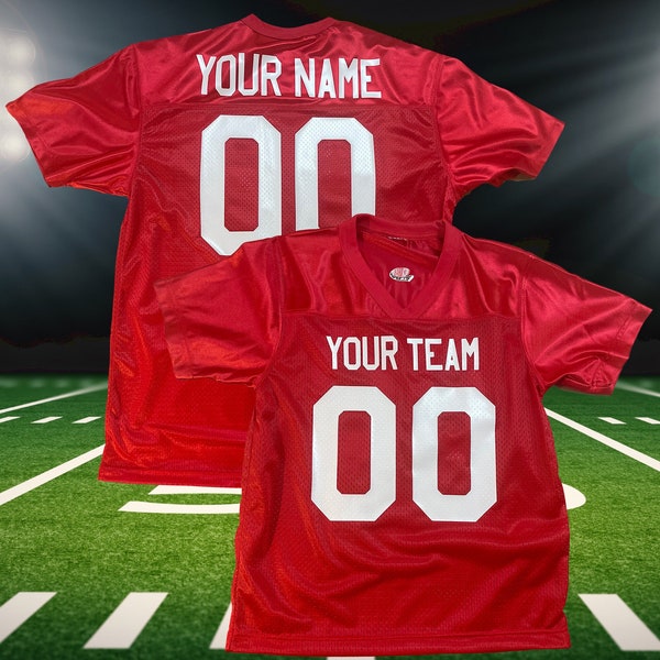 Custom Jersey Football Toddler Etsy