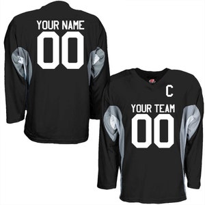  Custom Name Team Logo Number Cream Purple-Black Hockey Jersey,  Customized Personalized Team Name Number V-Neck Sports Hockey Jersey for  Men Women Youth : Clothing, Shoes & Jewelry