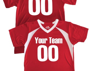 personalised soccer jersey