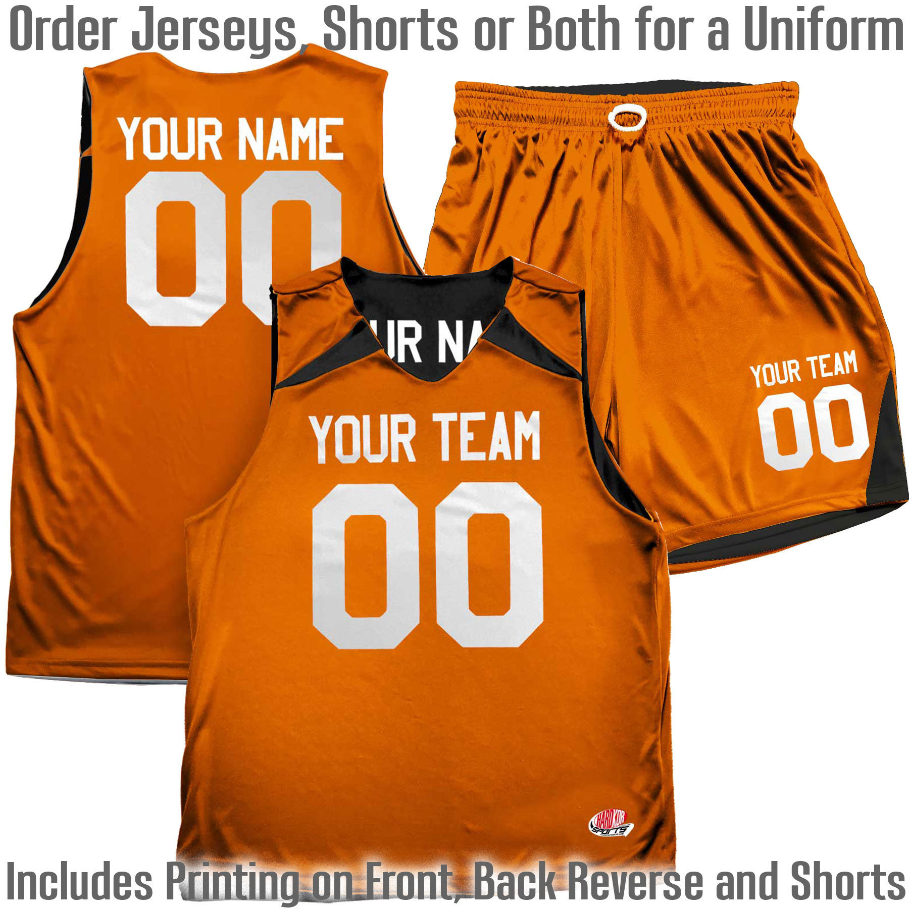 Orange Navy Blue Maroon Reversible Custom Basketball Uniform - Etsy Canada