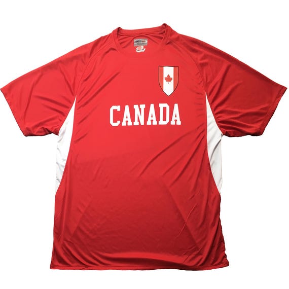 Custom Canada Soccer Jersey Personalized with Your Names and Numbers in Your choice of colors