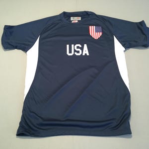 USA Soccer Jersey Customized in Lightweight Mesh with Personalized Player Name and Number Print image 4