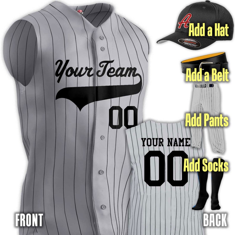 custom baseball jerseys and hats