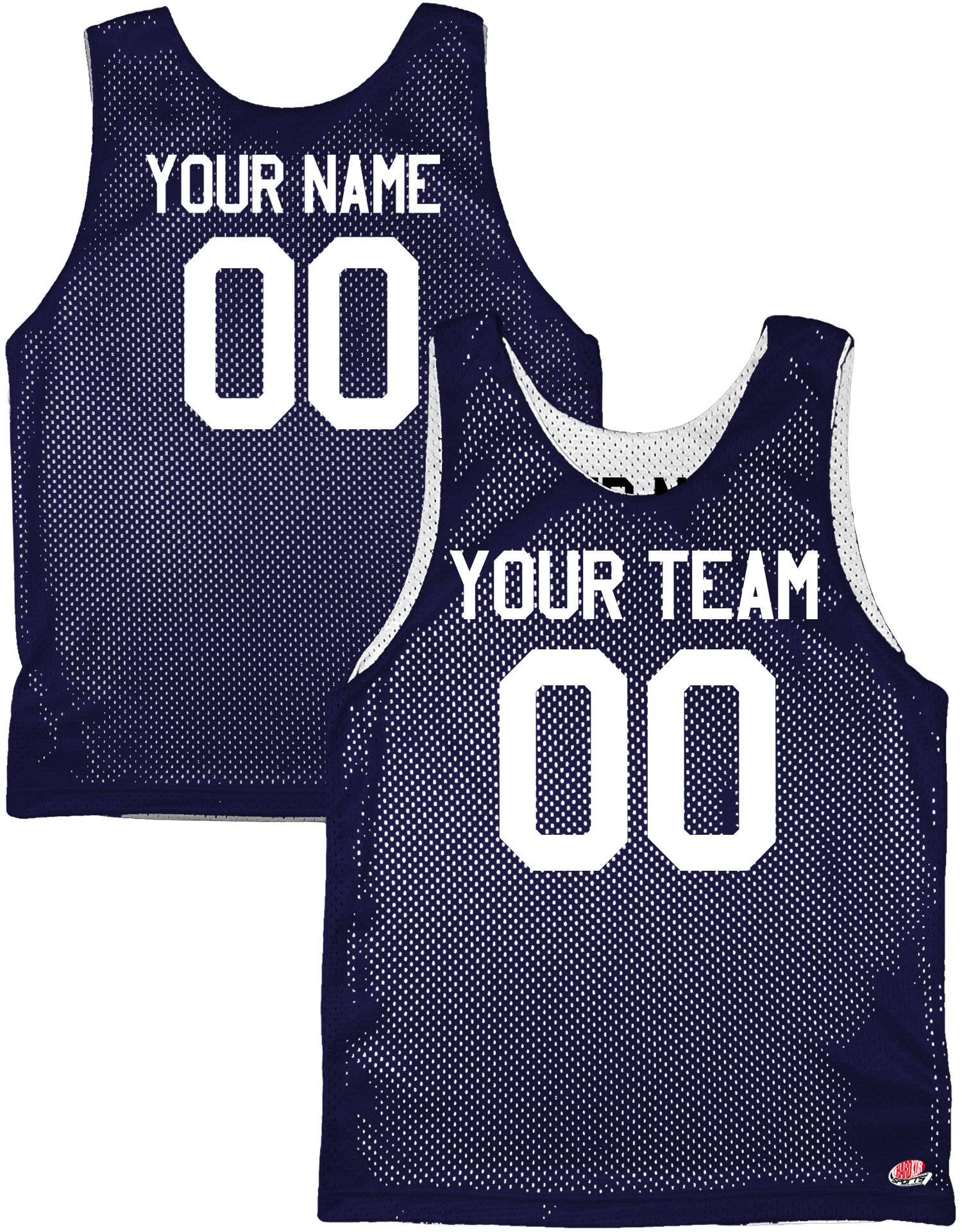 Red White Navy Custom Blank Reversible Basketball Jerseys | YoungSpeeds Womens