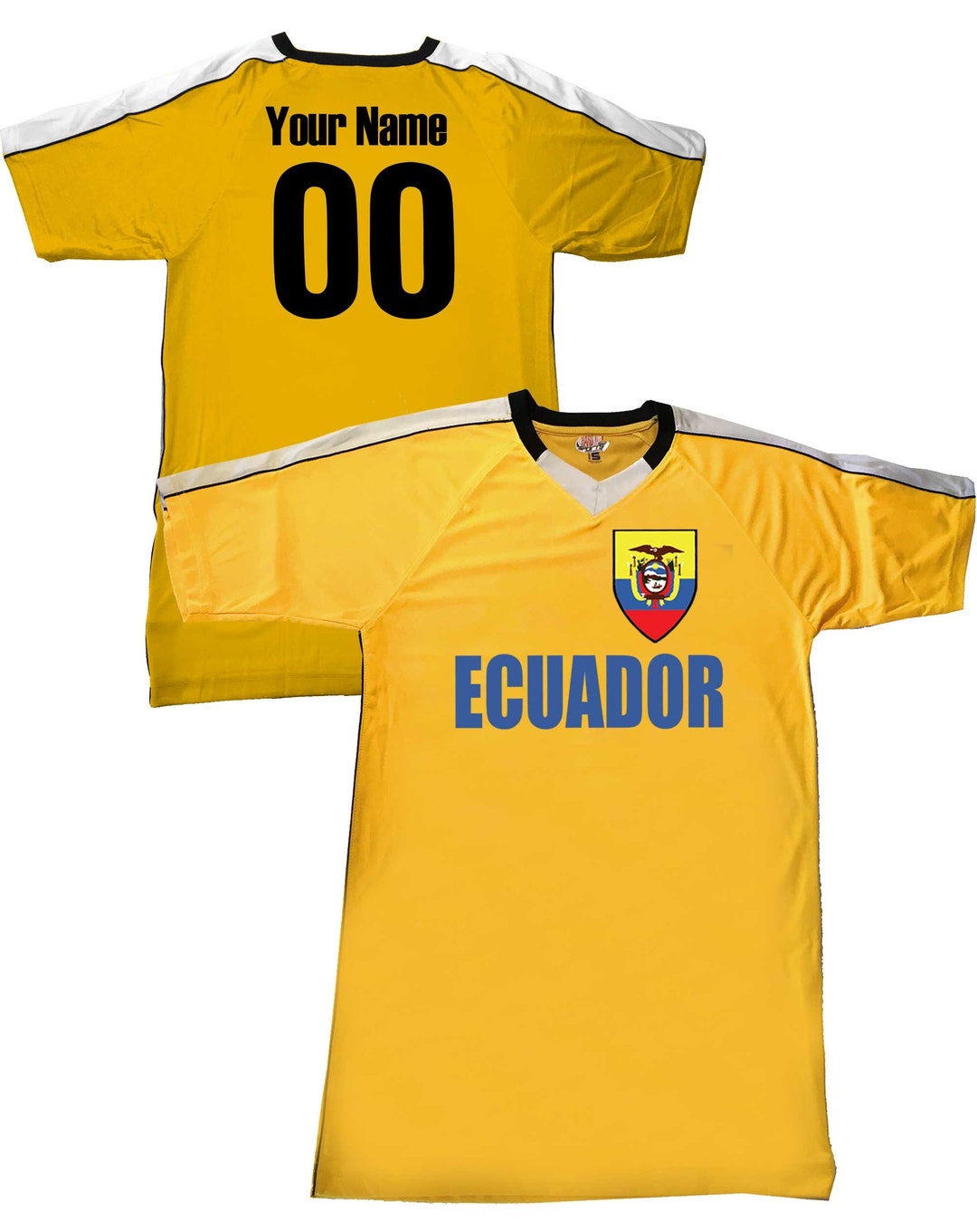 Ecuadorian Personalized Soccer Shirt, Ecuador Football Jersey With
