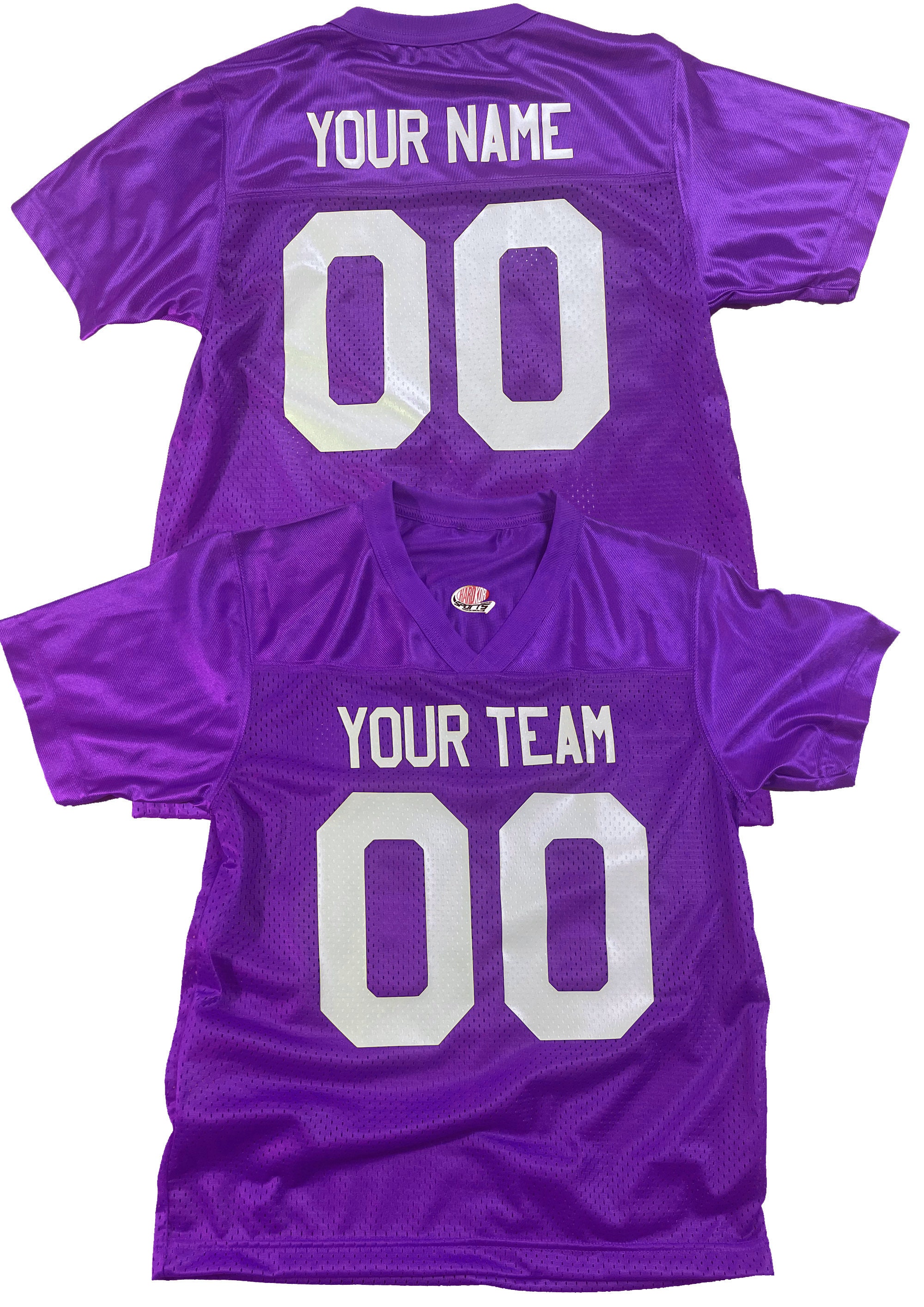 purple and gold jersey