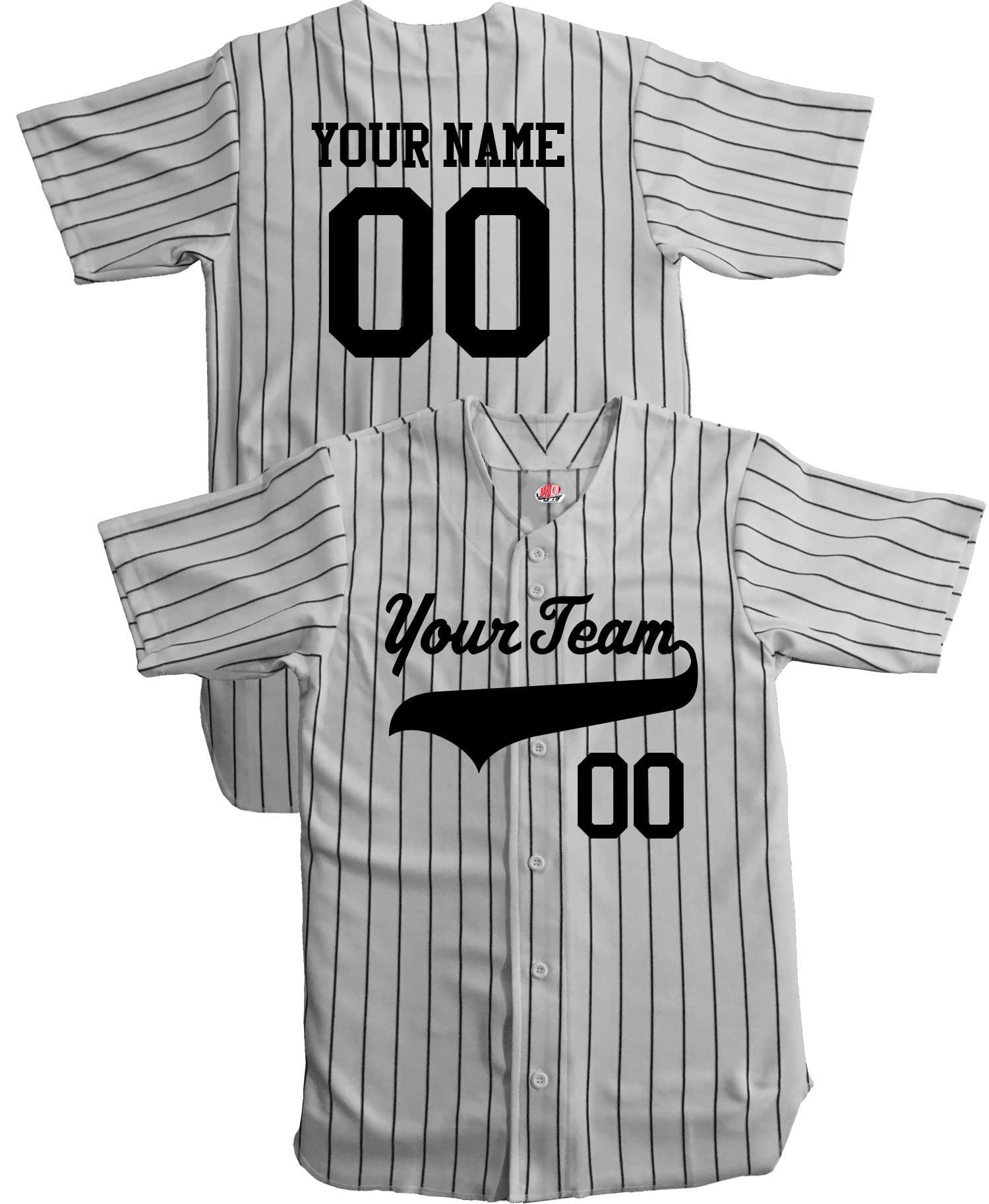 Custom Personalized Baseball Shirts Button Down Baseball Jerseys Printed Baseball Shirt for Men 