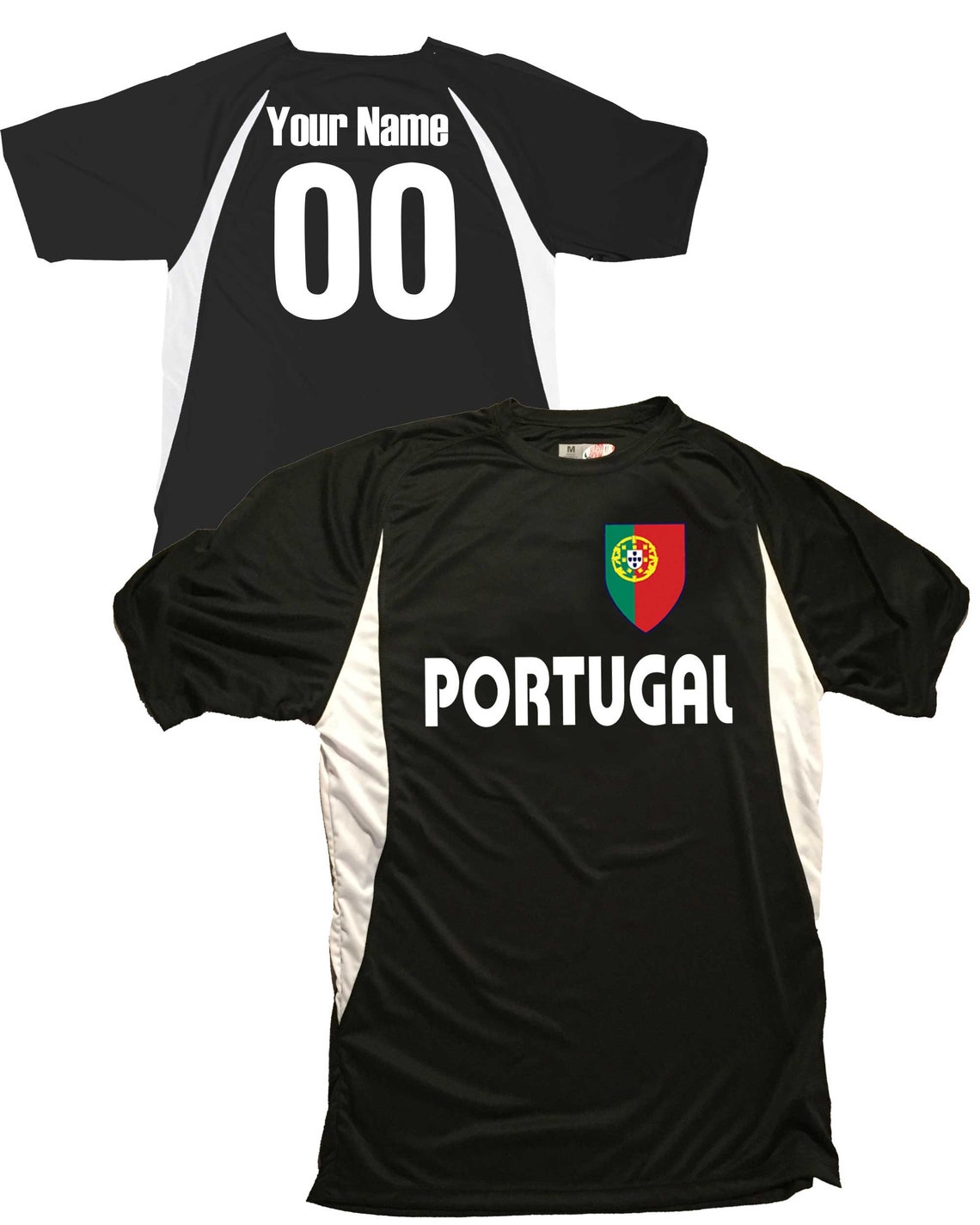 Portugal Soccer Jersey Shield Design Customized With Your Etsy