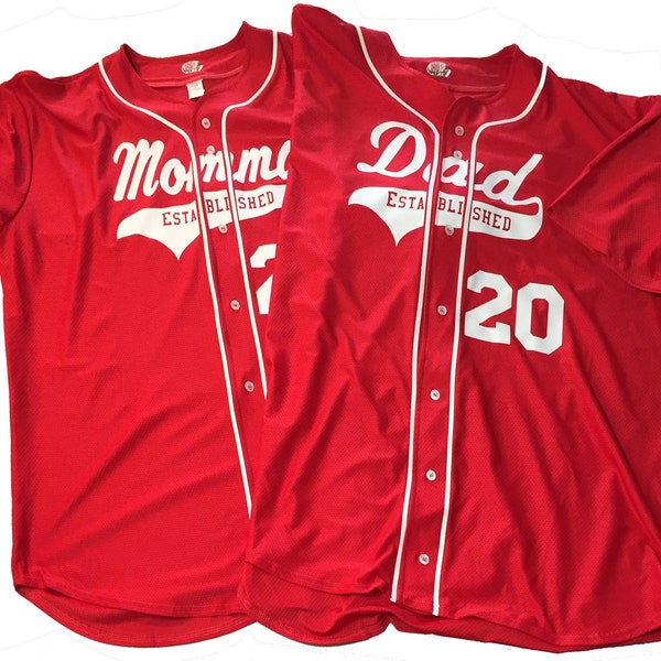 Custom Gender Reveal Jersey - Etsy