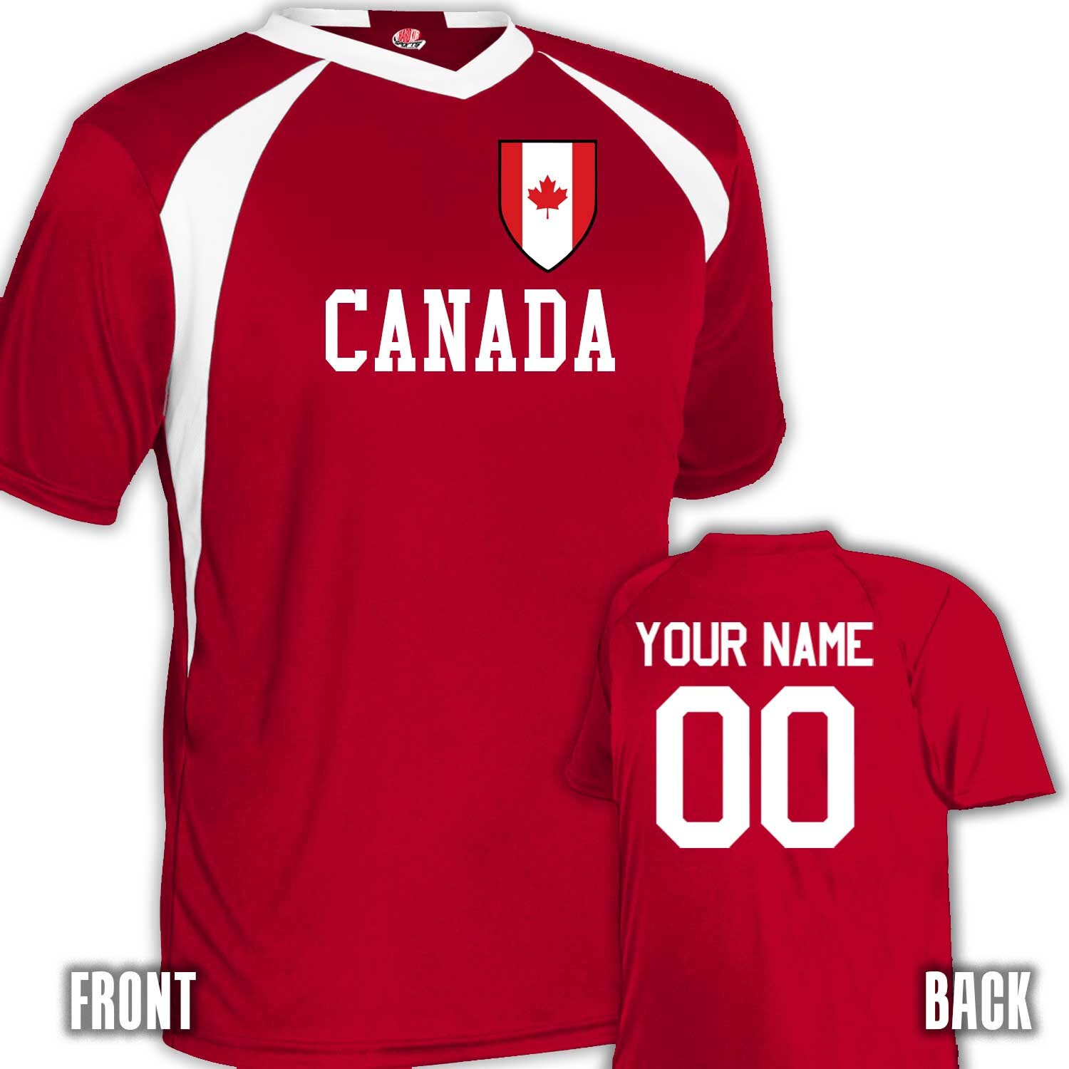 Custom Canada Soccer Ball 1 Jersey Personalized With Your Etsy