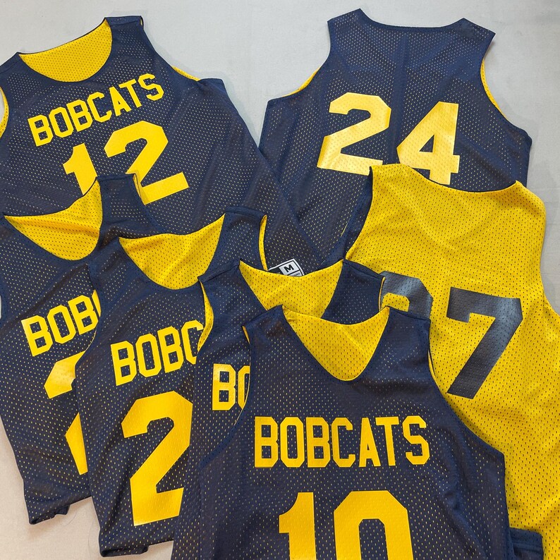 Orange Black White | Custom Reversible Basketball Jersey | Tricot Mesh 2 Sided Navy Blue-Gold