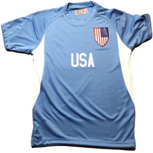 USA Soccer Jersey Customized in Lightweight Mesh with Personalized Player Name and Number Print image 11