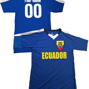 Ecuadorian Personalized Soccer Shirt, Ecuador Football Jersey With ...