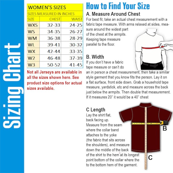 Fanatics Women S Size Chart