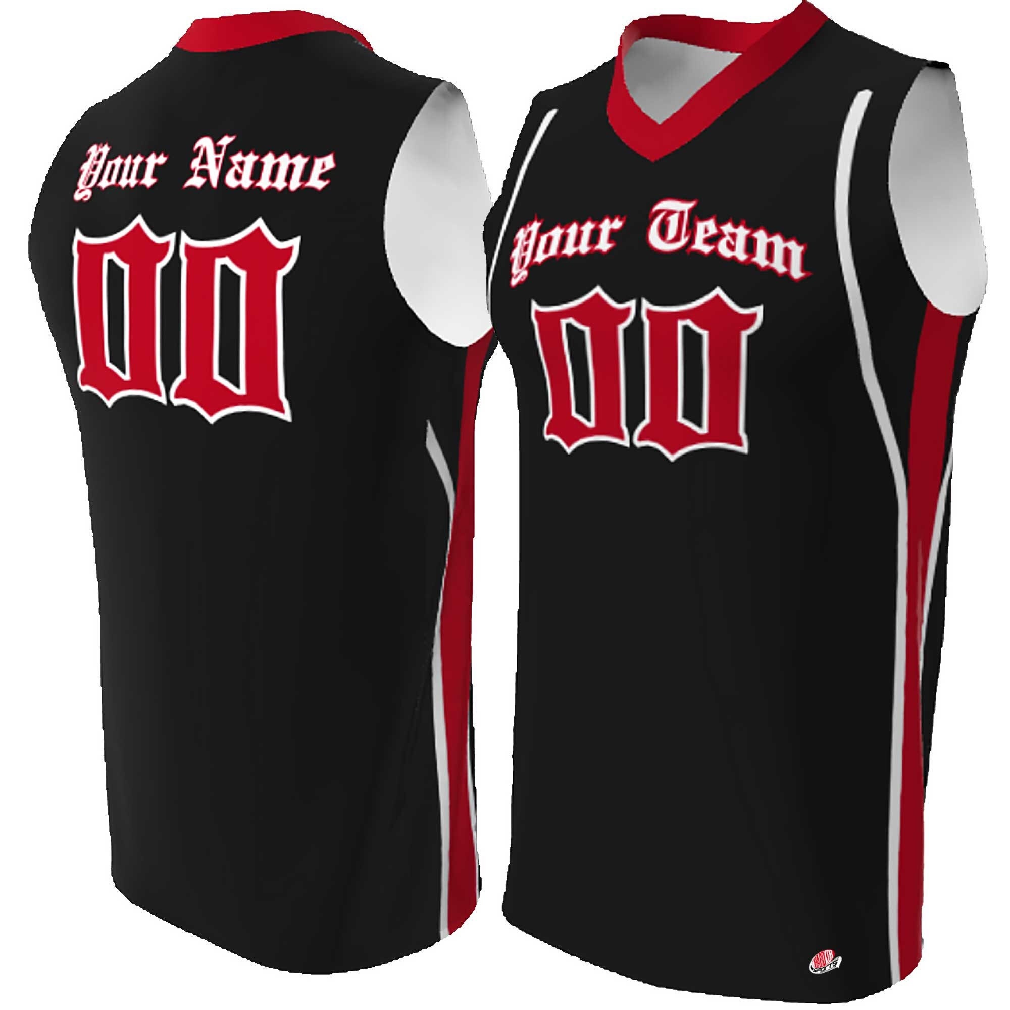 19 HG BASKETBALL NAVY BLUE CREAM FULL SUBLIMATION JERSEY