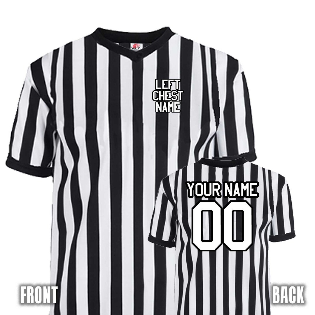 Referee Store | United Attire Football Referee Shirt - 2 Stripe Black & White Small
