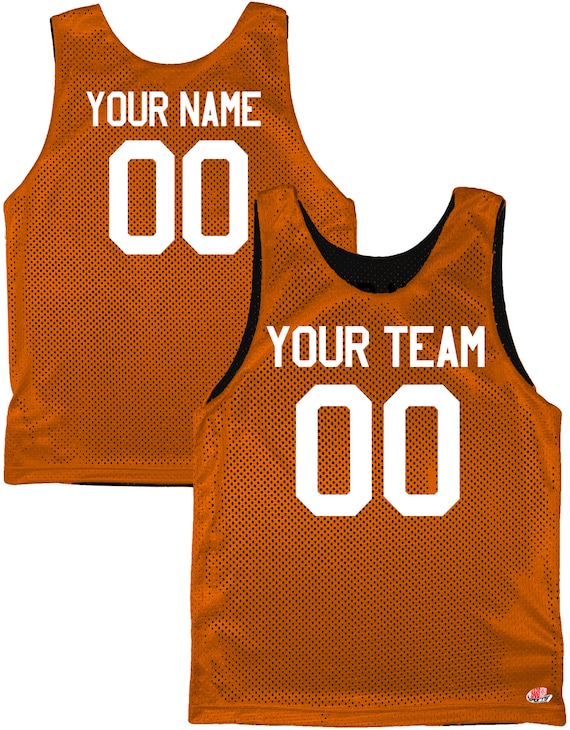 Custom Orange Basketball Jersey - Jersey One