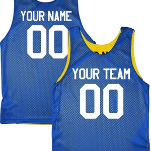 Orange Black White | Custom Reversible Basketball Jersey | Tricot Mesh 2 Sided Royal Blue-Gold