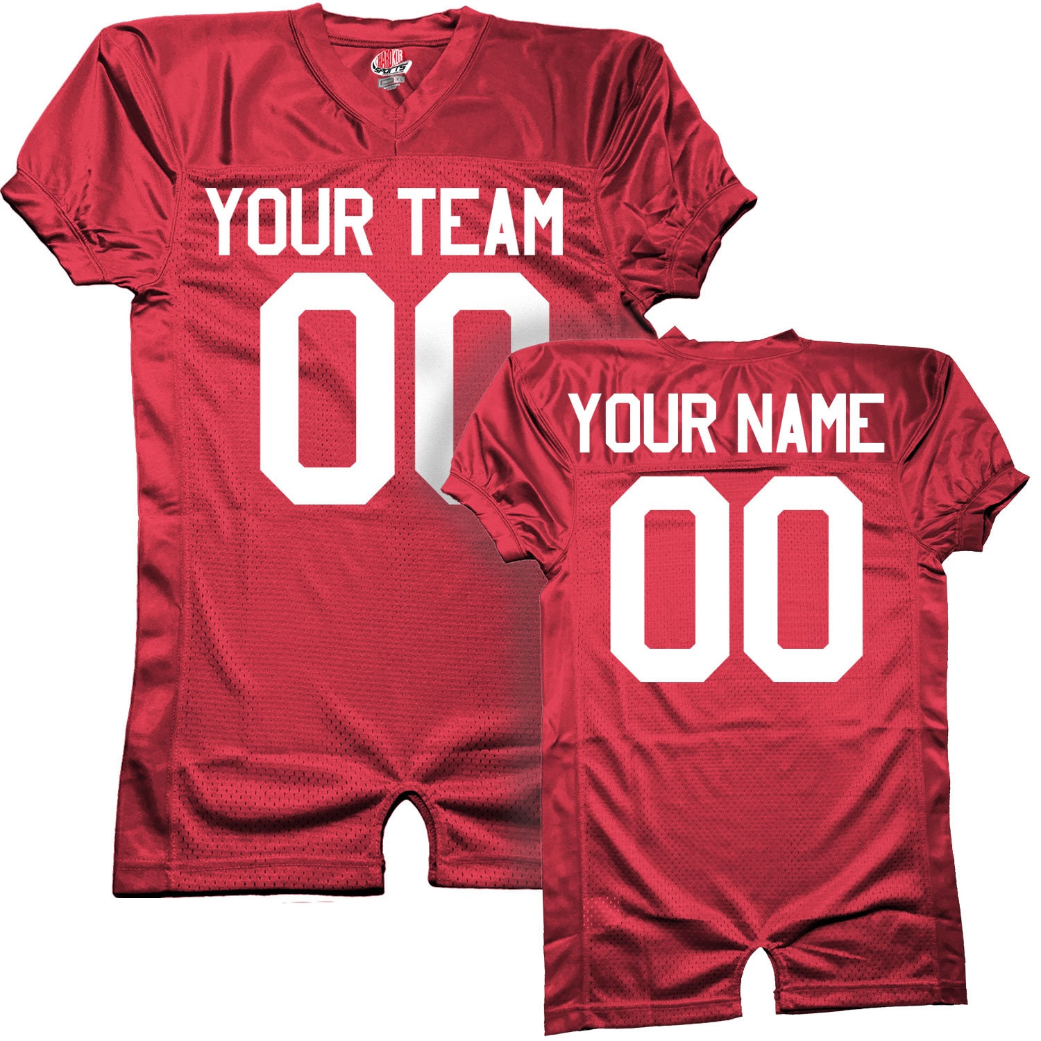 Custom Football Pro Game Jersey | Unique Colors | Stretch Mesh Body & Dazzle Football Jersey | Includes Team Name, Player Name and Numbers