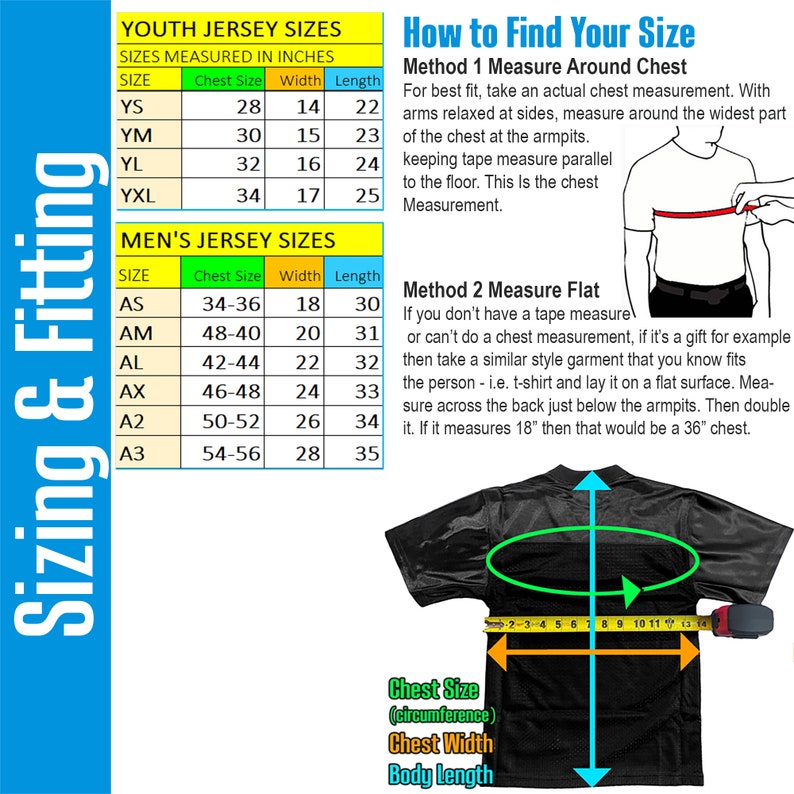 Sizing and fitting guide