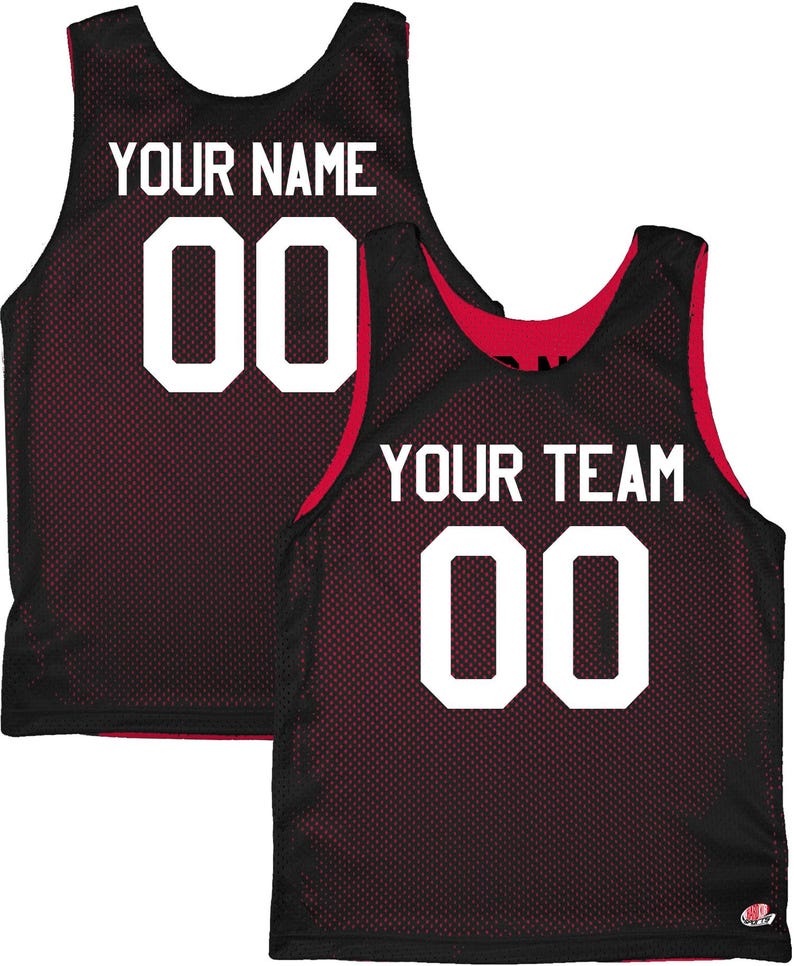 Orange Black White | Custom Reversible Basketball Jersey | Tricot Mesh 2 Sided image 20