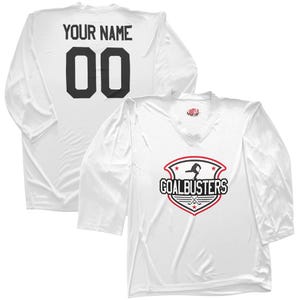 Custom Practice Hockey Jersey, Personalized Team Name Number, Red White Black Orange image 4