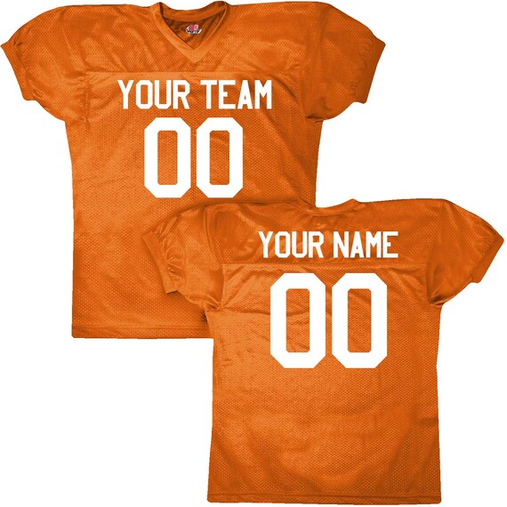 CHAMPRO Fire Football Jersey; Youth Texas Orange CHAMPRO Fire Football Jersey; Youth Texas Orange