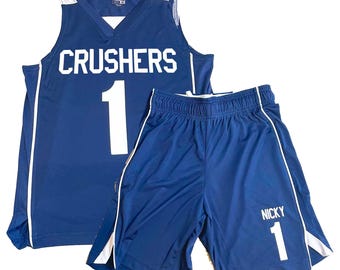 Custom Basketball Jersey and Shorts Set - Personalized Team Uniform - Add Your Name & Number