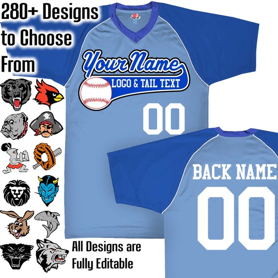 white and royal blue jersey