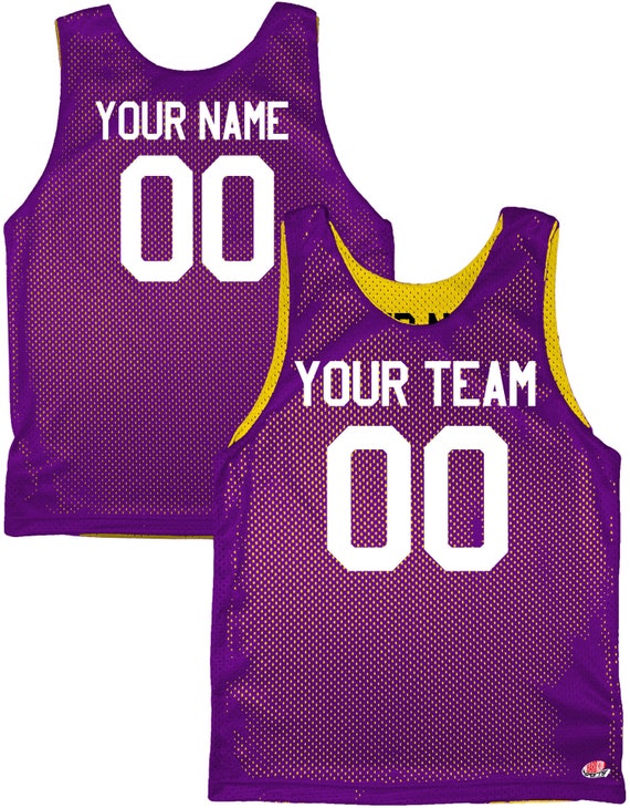 Purple Cardinal Maroon Gold and White Custom Reversible 