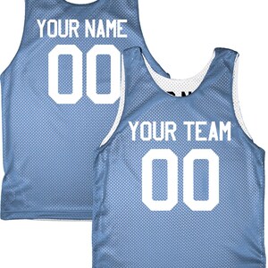 Orange Black White | Custom Reversible Basketball Jersey | Tricot Mesh 2 Sided Light Blue-White