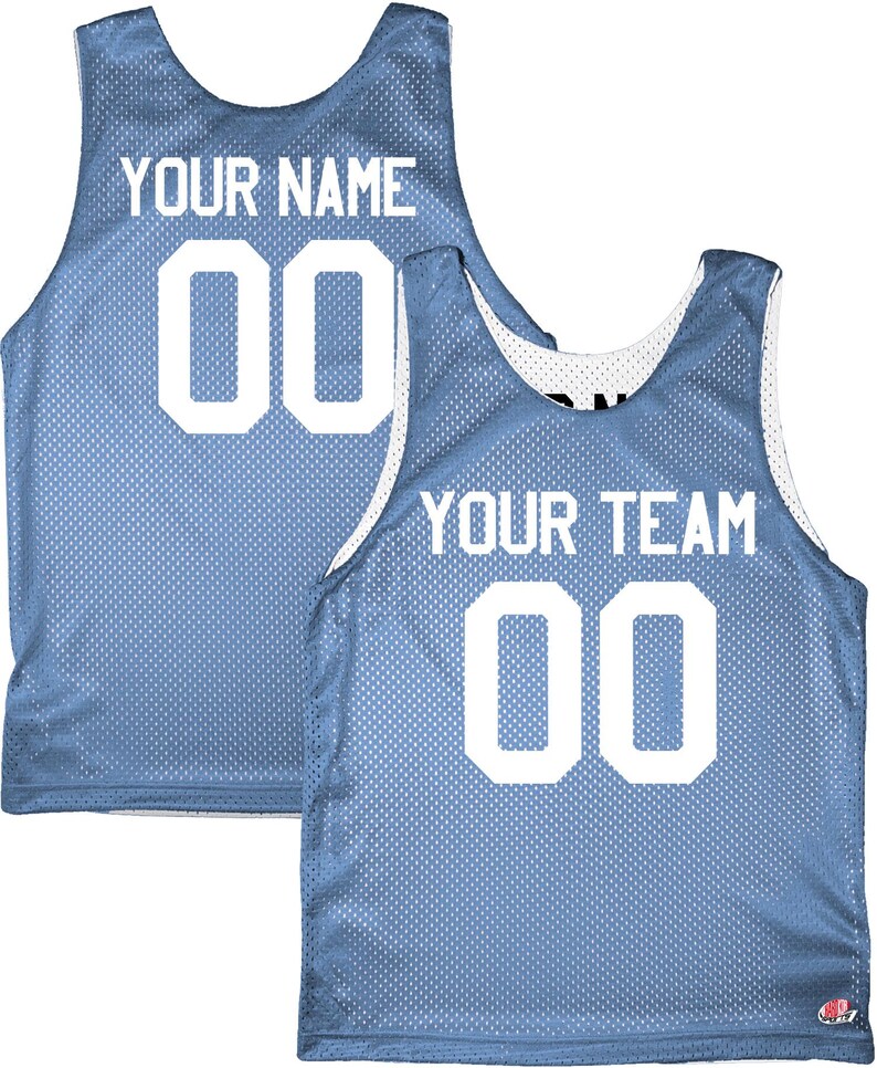 Orange Black White | Custom Reversible Basketball Jersey | Tricot Mesh 2 Sided Light Blue-White