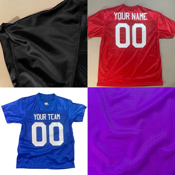 Custom Football Jersey Replica Football Fan Jersey Purple 