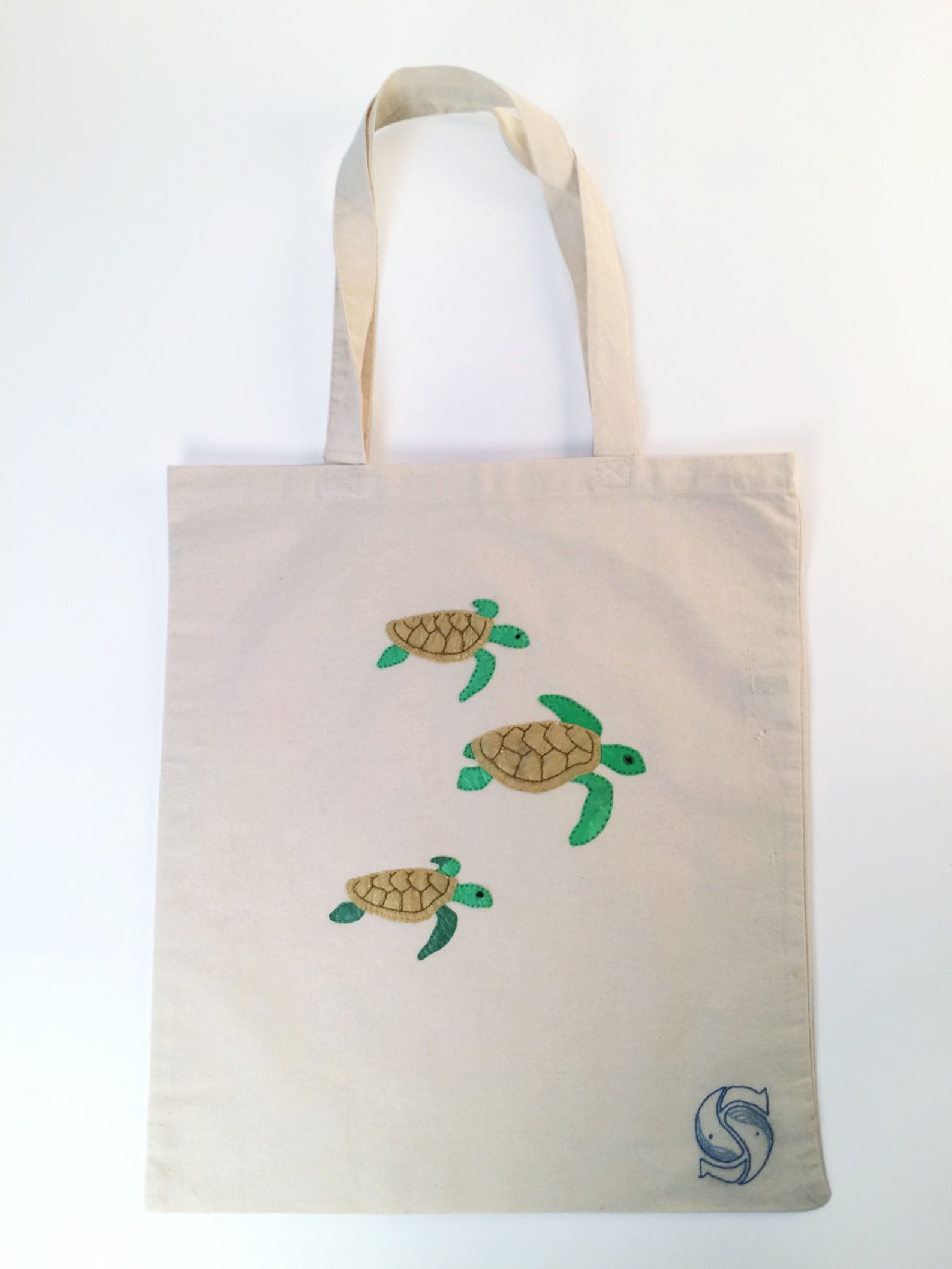 Baby Sea Turtle Tote Bag - Etsy Ireland