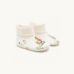 Baby Shoes Sewing Pattern (10 sizes, 0 months - 3 years): Reversible Unisex Baby Booties PDF Patterns, Baby gift to sew