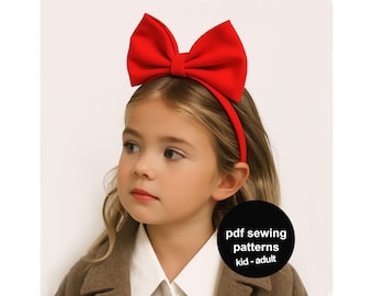 DIY Headband Sewing Pattern: Women & Kids (PDF Pattern)
