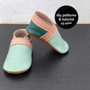 Baby Bootie Pattern: DIY Moccasins, 10 Sizes (PDF Pattern)
