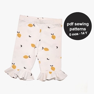 Bike Shorts Sewing Pattern: Baby & Kids (PDF Pattern)