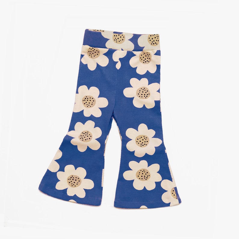 Baby and Kids Bell Bottom Leggings Pattern and Flare Legging Etsy