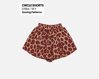 Shorts Sewing Pattern: (Ruffle) Baby & Kids Bloomers DIY